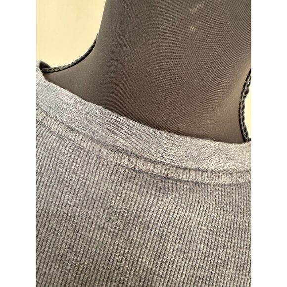 Toad & Co Men’s Blue Henley Shirt L | Soft Casual Knit | Chest 24" Length 27" - Picture 5 of 5